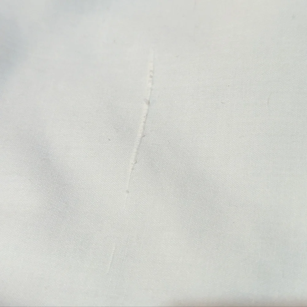 Vintage Wamsutta Pillow Sham King Eyelet Lace Trim Cottagecore Shabby Chic White